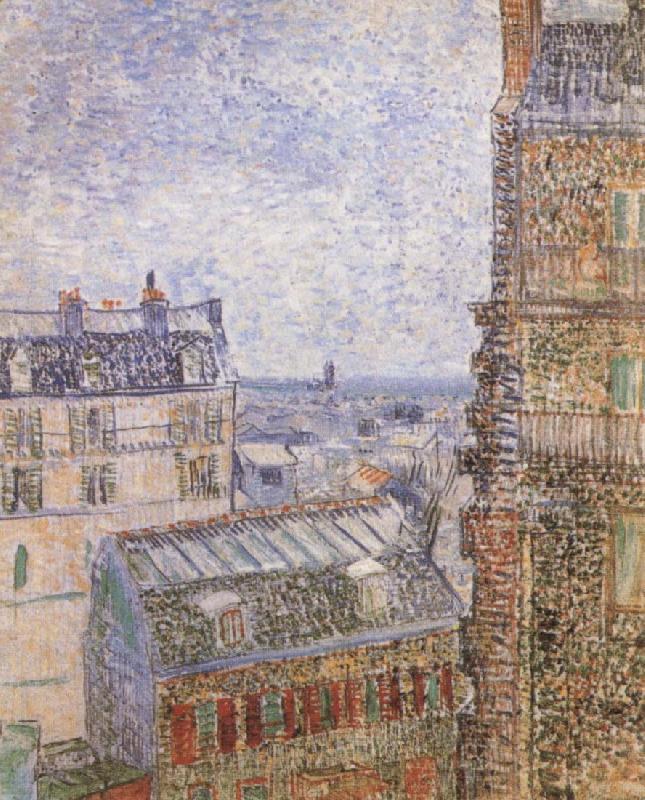 Vincent Van Gogh Paris seen from Vincent-s Room In the Rue Lepic Germany oil painting art